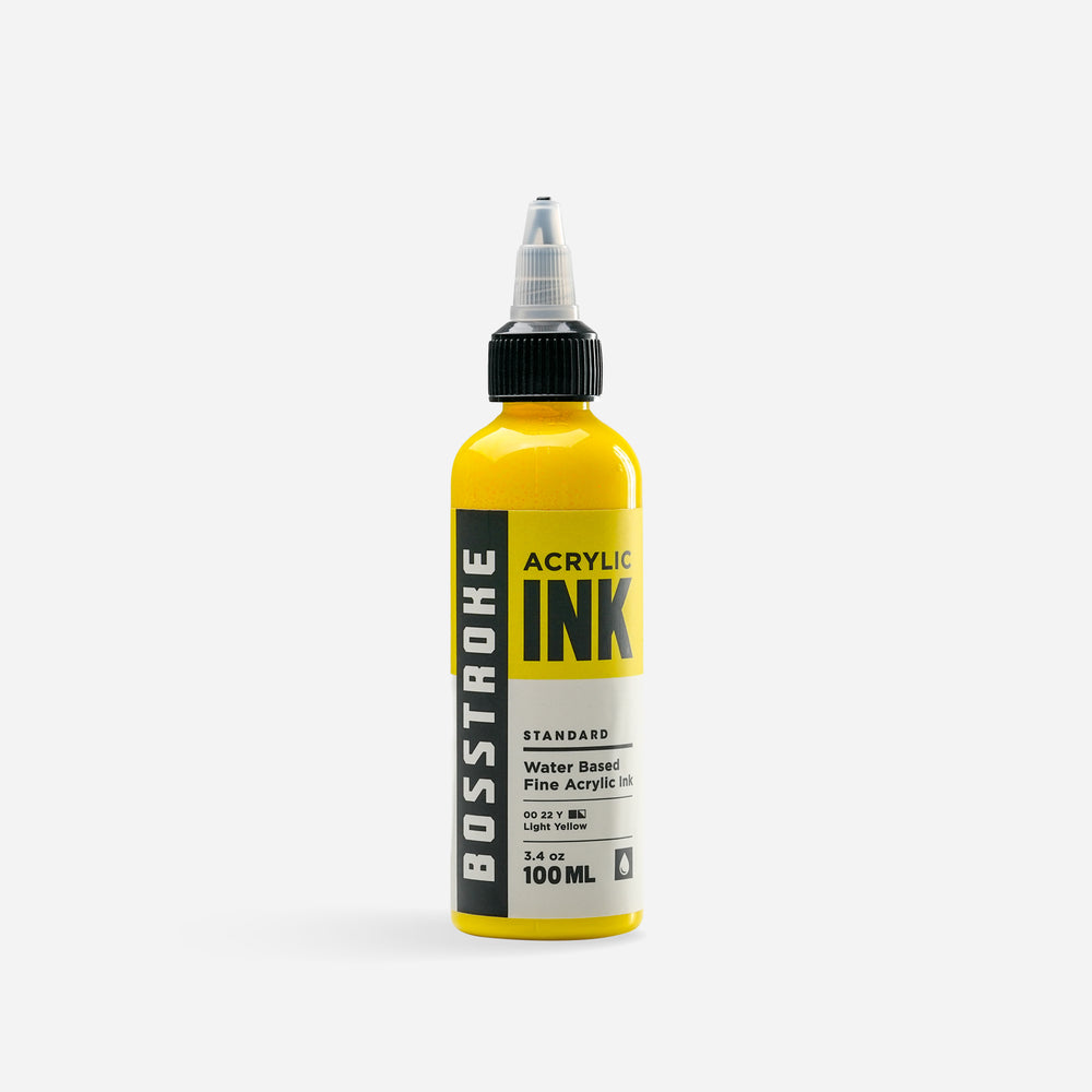 Acrylic Ink 100ml - Light Yellow