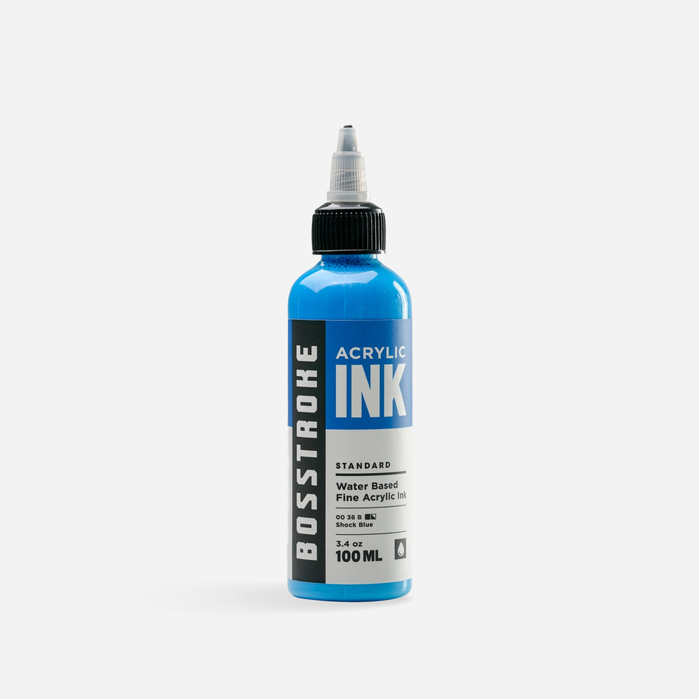 Acrylic Ink 100ml - Shock Blue