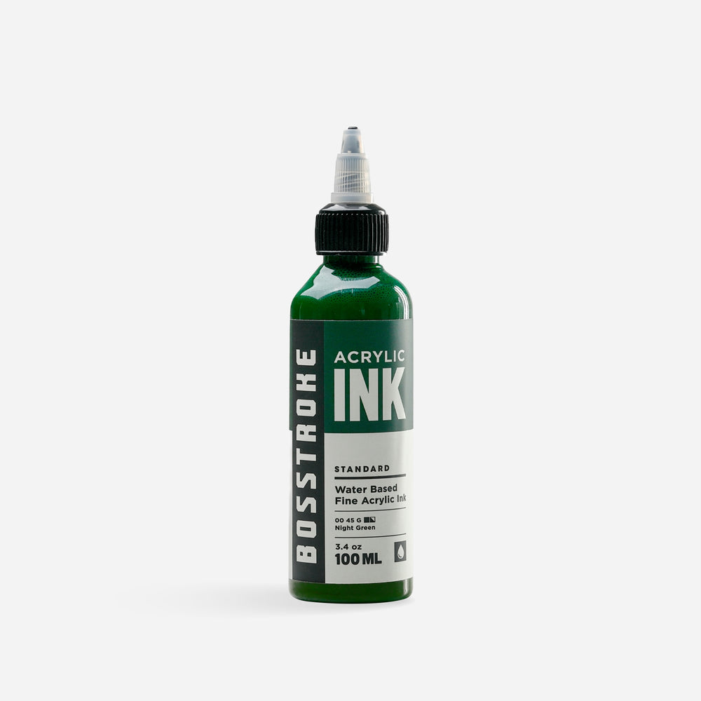 ACRYLIC INK 100ML - NIGHT GREEN