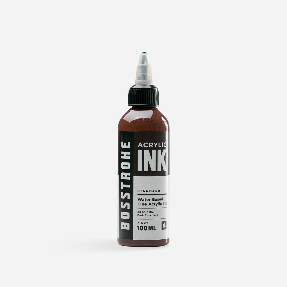 Acrylic Ink 100ml - Dark Chocolate